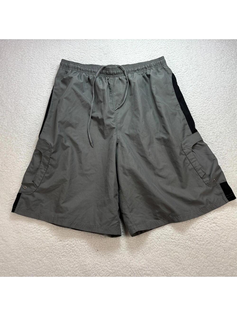 Wilson Men's 2XL Gray Athletic Shorts Elastic Waist Drawstring
